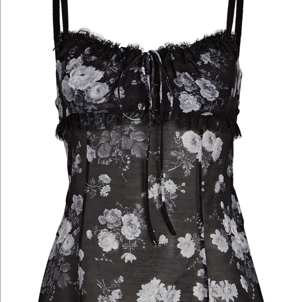 Brock Collection Siria Black Floral Tank